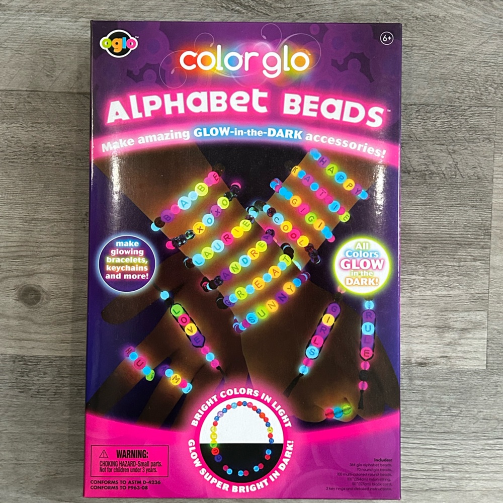 OGLO Color Glo Alphabet Beads and other accessories for bracelets - Picture 5 of 9